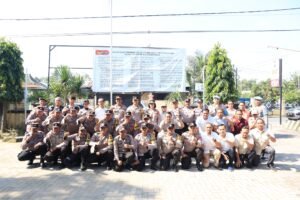 Support Anggota, Kapolres Kediri Kota Cek Polsek Semen