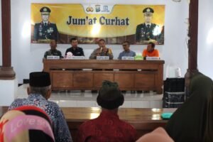 Jumat Curhat, Polres Kediri Kota Bersama Warga Ds Sumber Duren Kec Tarokan