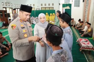 Polres Kediri Gelar Peringatan Nuzulul Qur’an dan Santunan Anak Yatim