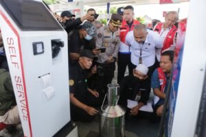 Tim Gabungan Polda Jatim Sidak SPBU, Pastikan BBM Aman Jelang Lebaran