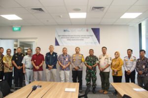 Kapolres Kediri Kota Bersama GM Angkasa Pura l Bandara Dhoho Kediri Pimpin Rakor Komite Keamanan Bandara