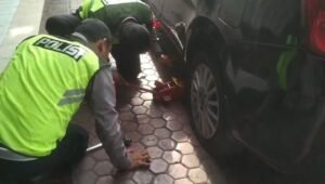 Ban Mobilnya Bocor di Situbondo Pemudik Asal Mojokerto Apresiasi Kesigapan Polisi Bantu Tangani