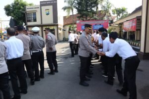 Pererat Silaturahmi Kapolres Kediri Kota Gelar Halal Bihalal Bersama Personil dan Polsek Jajaran