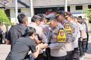 Kapolres Nganjuk Gelar Halal Bihalal Bersama Anggota dan ASN Polri