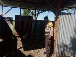 Polsek Mojoroto Tindaklanjuti Aduan Masyarakat Terkait Keberadaan Depo Penampungan Limbah Jagal Sapi yang Diprotes Warga