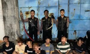 Polrestabes Surabaya Berhasil Amankan 7 Remaja Gangster yang Resahkan Warga