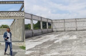 Gempar……! Kades petisbenem di duga selewengkan anggaran gedung olahraga tahun 2023