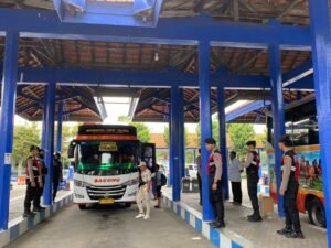 Jaga Kamtibmas, Polres Kediri Tingkatkan Patroli Rutin Obyek Vital