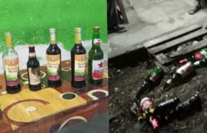 Lagi – lagi dan lagi warga menemukan warung karaoke di kawasan bundaran palebon menjual minuman keras