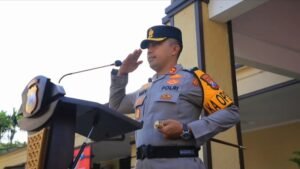 Upacara Hari Kesadaran Nasional  Polres Kediri Kota