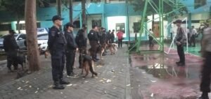 Terjunkan Unit K9 dan 1100 Personil Gabungan Guna Mengoptimalkan Pengamanan Laga Liga 1 Persik Kediri VS PSS Sleman
