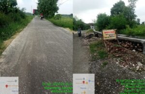 Diduga Di Kerjakan Asal Asalan, pekerjaan Pengecoran Jalan Poros Desa Beru menjadi sorotan warga
