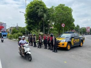 Cegah Gangguan Kamtibmas, Polres Kediri Maksimalkan Patroli Perintis Presisi di Akhir Pekan