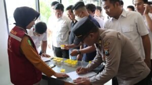 Tim Subbidprovos Bidpropam Polda Jatim Gelar Gaktiblin dan Tes Urin Acak kepada Anggota di Polres Nganjuk