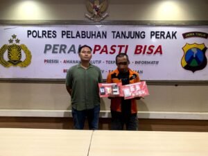 Polres Pelabuhan Tanjungperak Berhasil Mengamankan Seorang Sopir Diduga  Edarkan Sabu