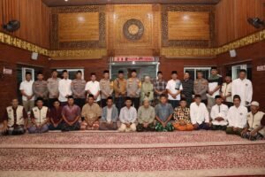 Safari Sholat Subuh di Masjid Al Khalid, Ini Pesan Kapolres Kediri Kota
