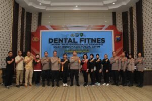 Tingkatkan Kesehatan Gigi dan Mulut, Polres Kediri Kota Bersama Biddokkes Polda Jatim Gelar Dental Fitness