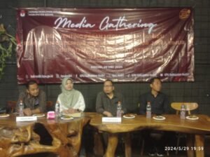 KPU Kabupaten Kediri Gelar Media Gathering, Ajak Insan Pers Sukseskan Pilkada Tahun 2024