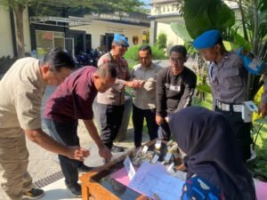 Antisipasi Penyalahgunaan Narkoba Oleh Anggota, Polres Kediri Adakan Tes Urine