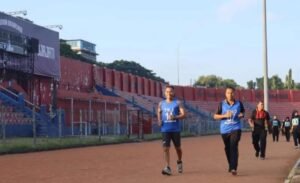 Kapolres Kediri Kota Olahraga Lari Hingga Push Up, TKJ Bersama Anggota