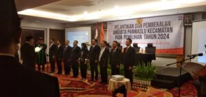 Sembilan Panwascam Di Lantik, Bawaslu Kota Kediri  Berkomitmen Pelaksanaan Pilkada 2024 Akan Lebih Baik