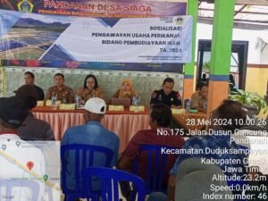 Kepala desa Pandanan adakan sosialisasi pengawasan usaha perikanan untuk meningkatkan perekonomian warganya