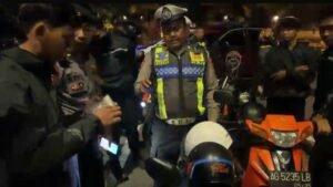 Antisipasi Maraknya Aksi Balap Liar, Polres Kediri Instensifkan Patroli Perintis Presisi