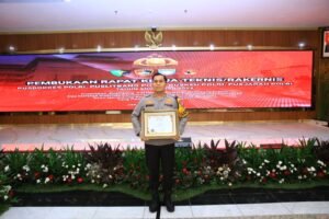 Polres Nganjuk Raih Penghargaan IKPA Terbaik di Lingkup Polri tahun 2023 dari Kementrian Keuangan RI