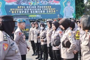 Cegah Pelanggaran  Personel, Sipropam Polres Kediri Gelar Gaktibplin
