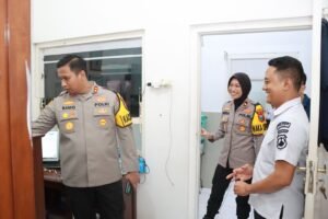 Kapolres Kediri Terjun Langsung Lakukan Pengecekan Sarana dan Prasana Dinas
