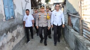 Polres Nganjuk Gelar Program Bedah Rumah dalam rangka HUT Bhayangkara Ke 78