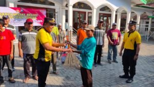 Muspika Pagu Gelar Bakti Religi Sambut HUT Bhayangkara ke-78