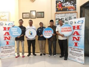 Polres Nganjuk Bersama Radio Cakra Krisna Gelar Talk Show Sambut HANI