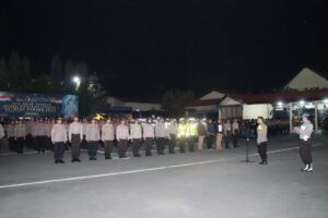 Apel Kesiapan, Polres Kediri Pastikan Malam Takbir Idul Adha Tanpa Gangguan