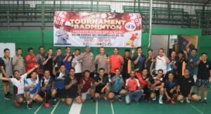 Meriahkan Hut Bhayangkara ke –  78, Polres Kediri Kota Gelar Tournament Badminton