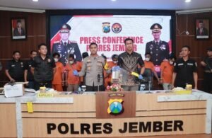 Operasi Sikat Semeru Berhasil Ungkap Sejumlah Kasus, Kapolres Jember Sampaikan Terimakasih Kepada Masyarakat