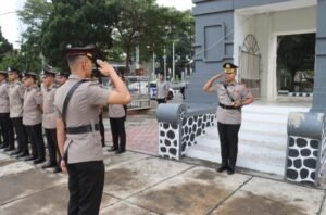 Kapolres Kediri Kota Pimpin Ziarah Makam Pahlawan dalam Rangka Hari Bhayangkara ke-78