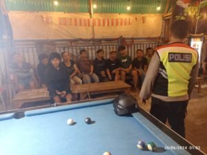 Kapolsek Mojoroto Pimpin Patroli Gabungan KRYD Pasca Adanya Konser Musik