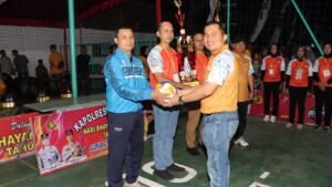 Pembukaan Open Turnamen Bola Voli Kapolres Nganjuk Cup Peringati Hari Bhayangkara ke-78