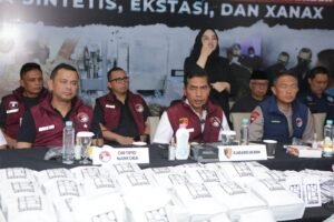 Polri Berhasil Bongkar Pabrik Narkoba di Malang Berkedok Kantor EO