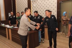 Polres Kediri Kota  Siagakan Ratusan Personel Gabungan untuk Pengamanan Suran Agung