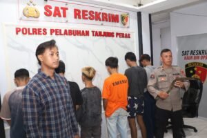 Polres Tanjungperak Kembali Amankan 6 Remaja Kelompok Gangster Team Error Surabaya