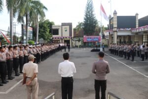 Apel Jam Pimpinan, Kapolres Tekankan Kedisiplinan dan Kewajiban Dalam Bertugas