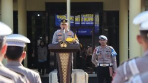 Pimpin Apel Gelar Pasukan Operasi Patuh Semeru 2024, Kapolres Nganjuk Sampaikan 10 Jenis Pelanggaran Lalu Lintas Prioritas Utama Penindakan