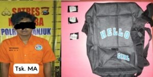 Pengedar Sabu Ditangkap di Nganjuk, 2,04  Gram Sabu Disita