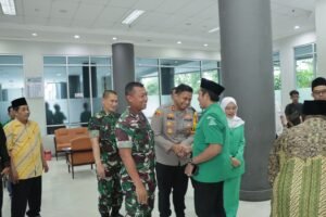 Ucapkan Selamat, Kapolres Kediri Hadiri Pelantikan Pimpinan Cabang GP Ansor