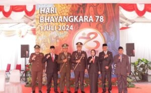 Upacara Hari Bhayangkara ke-78 Tahun 2024 Polres Kediri Sukses Digelar