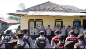 Polres Nganjuk Gelar Penyekatan Jalur Perbatasan Antar Wilayah Dalam Rangka Pengamanan Suroan Agung