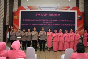 Tatap Muka Pembina Bhayangkari dengan Anggota Bhayangkari Se – Cabang Kediri Kota