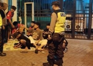 Antisipasi BaLi, Polres Ngawi dan Polsek Jajaran Patroli Blue Light